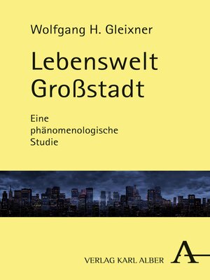 cover image of Lebenswelt Großstadt
